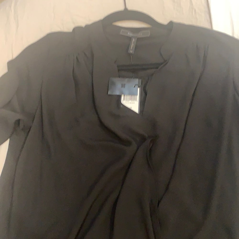 Black top with attached cami